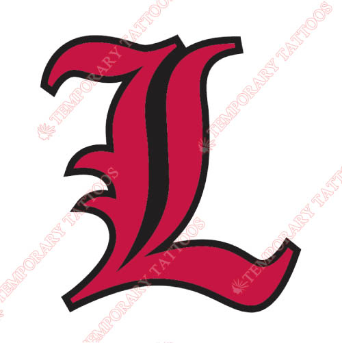 Louisville Cardinals Customize Temporary Tattoos Stickers NO.4871
